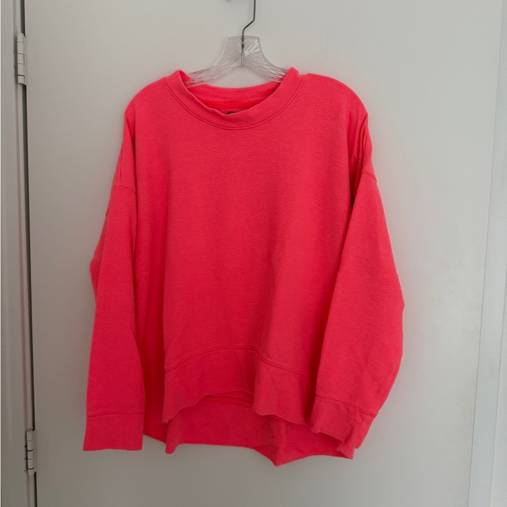 Aerie Coral Oversized Sweatshirt